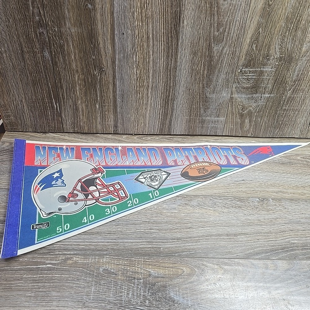 Vintage‎ New England Patriots Full Sized Pennant